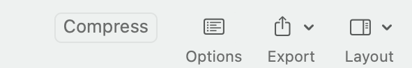 Code Document Table - Toolbar