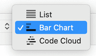 Code Manager view options