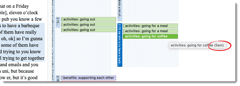 Coding of 2 coders after merging in ICA mode