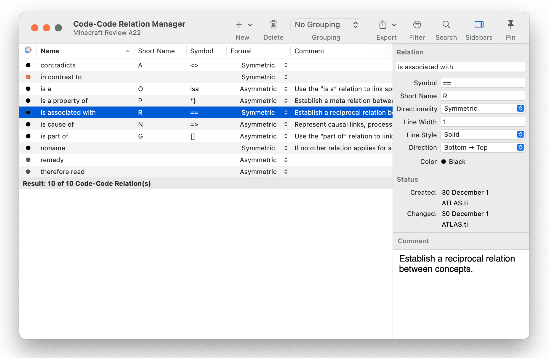 Relation Manager
