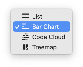Code Manager view options
