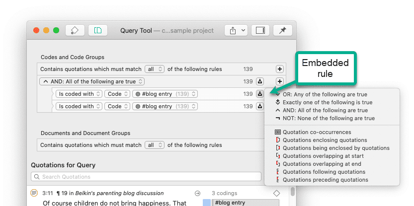 Boolean Query Example 2a