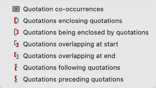 Proximity Operators ATLAS.ti Mac