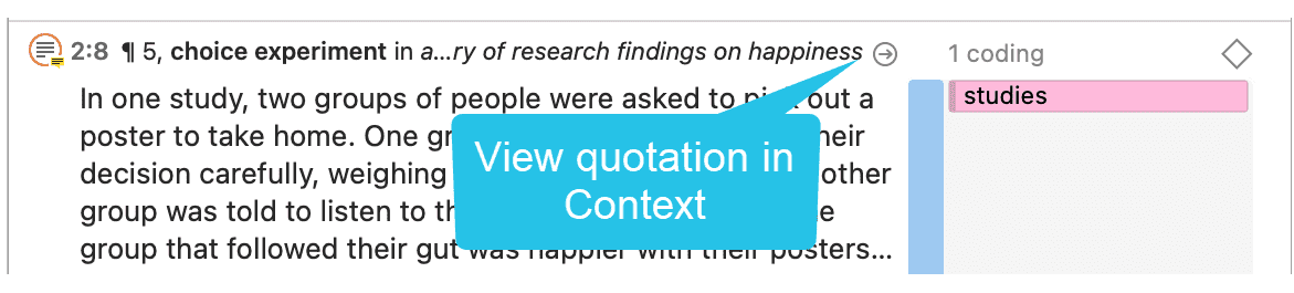 View Quotation in Context