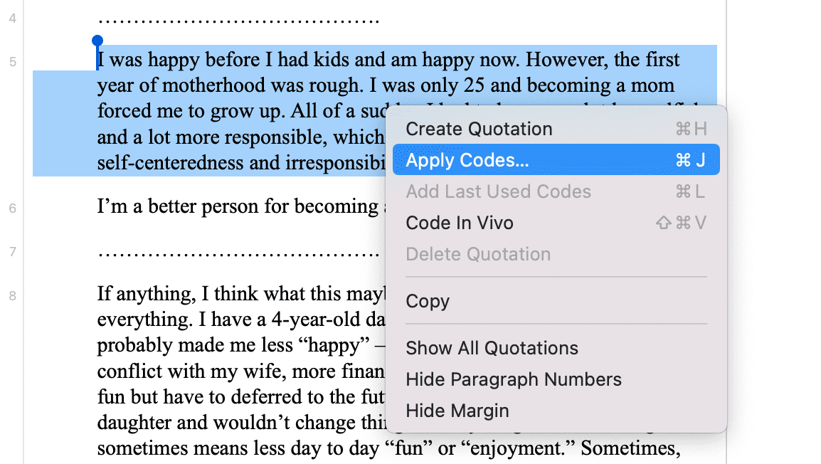 Creating and applying new code