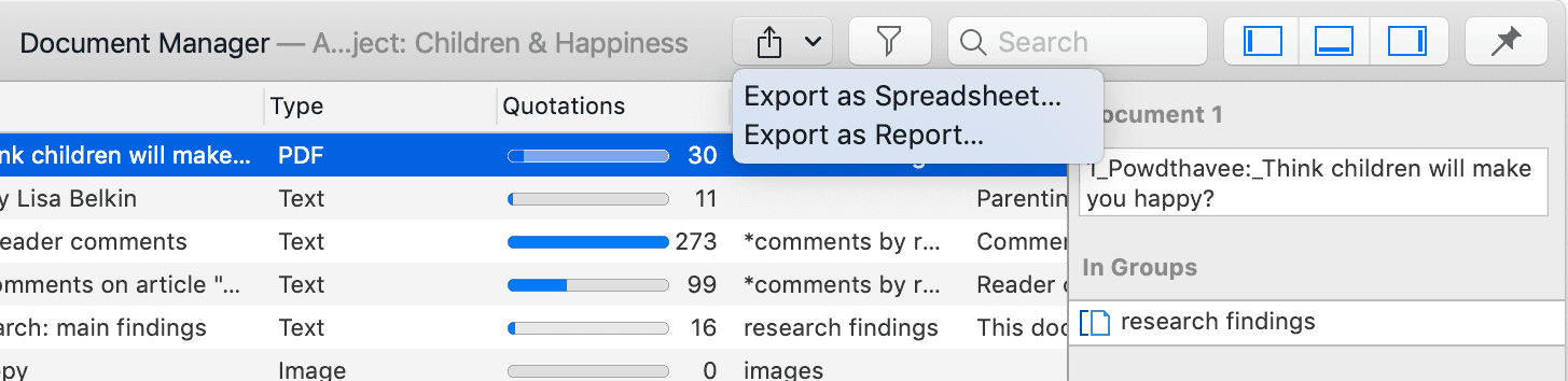 Create Report