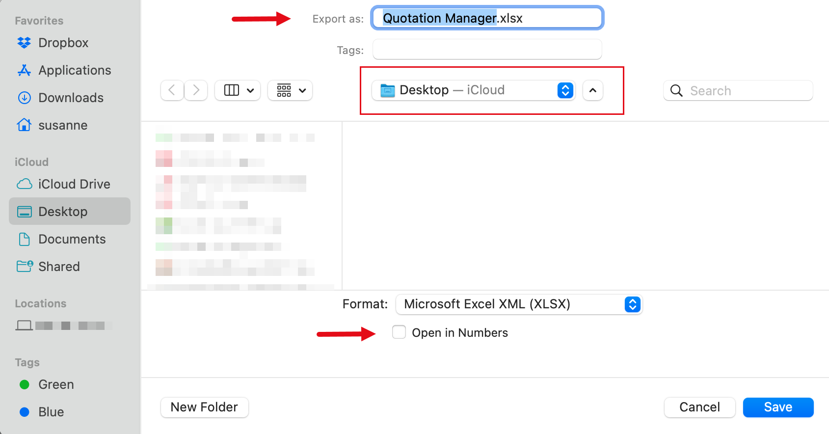 Create an Excel Report
