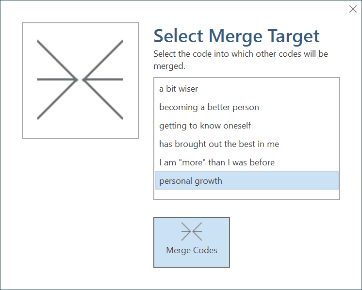 Merge Codes