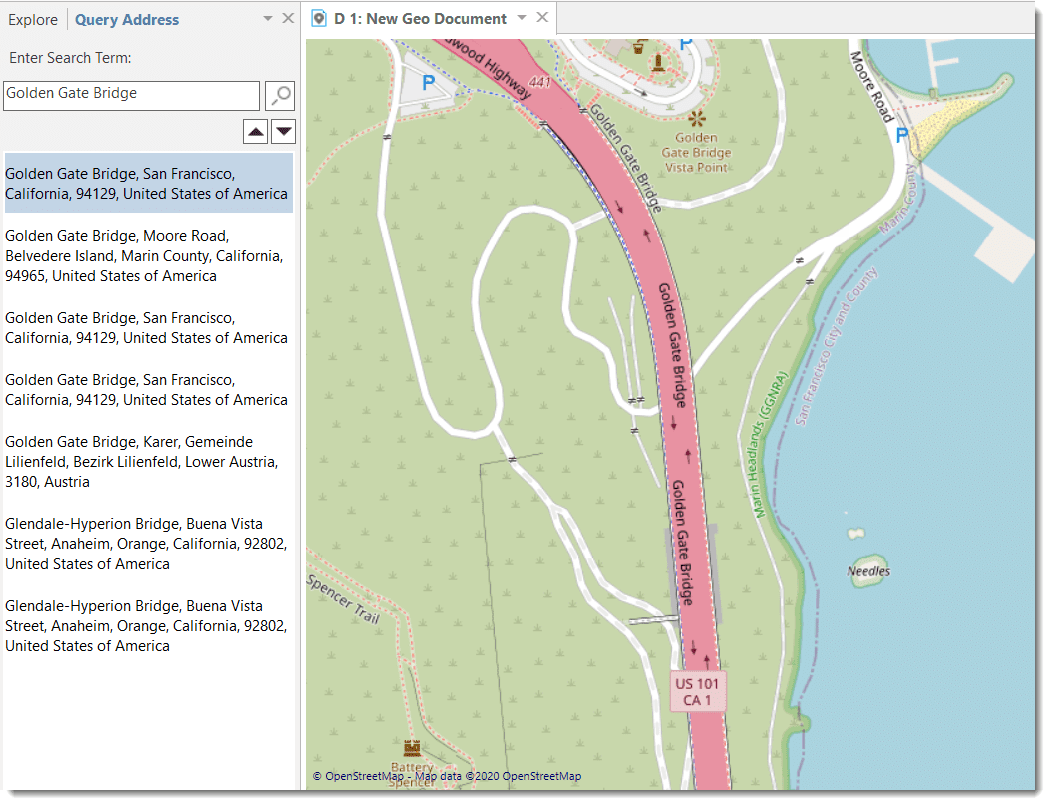 Adding a Geo Document