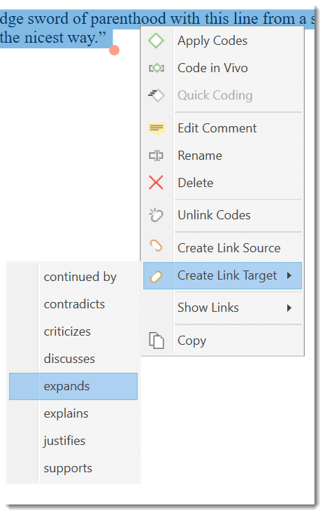 Create Link Target