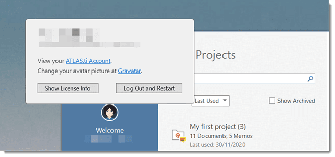 Manage Account