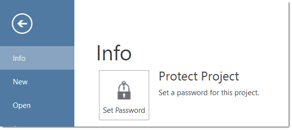 Set a password