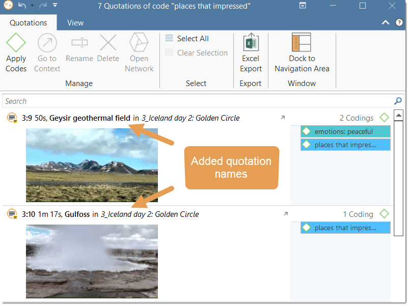 Changing Quotation Names in the Quotation Reader