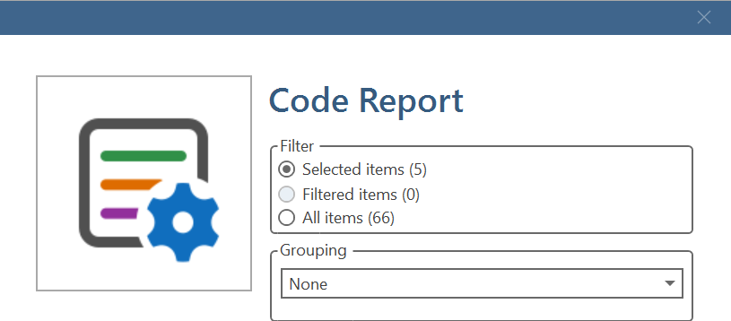 Scope of the report