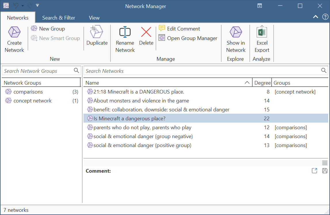 ATLAS.ti Network Manager