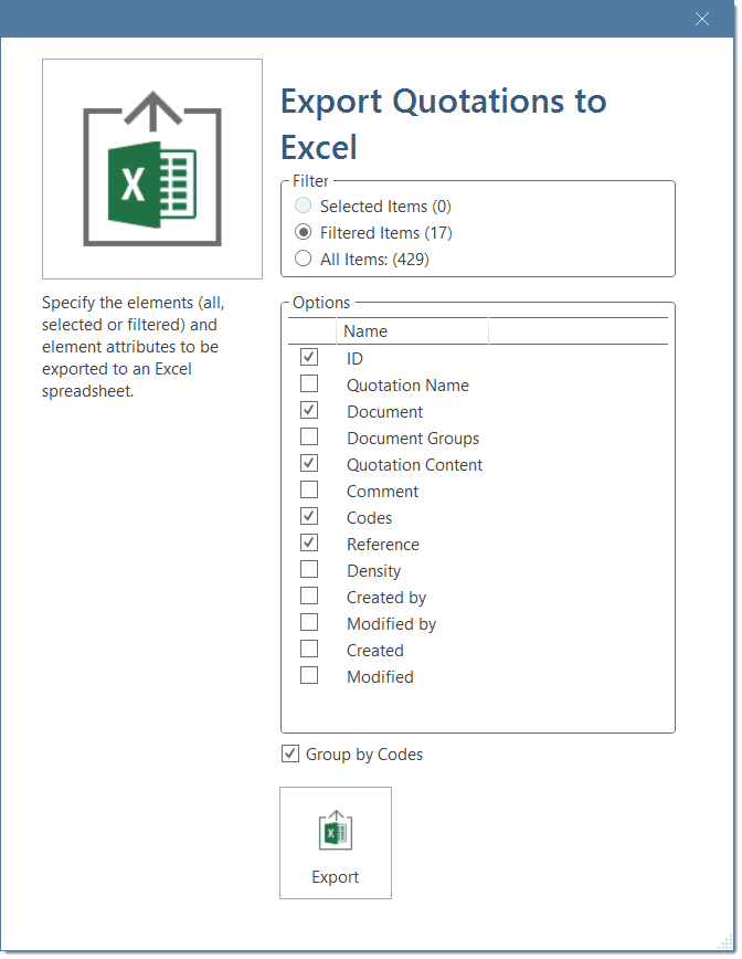 Informes de Excel para las citas